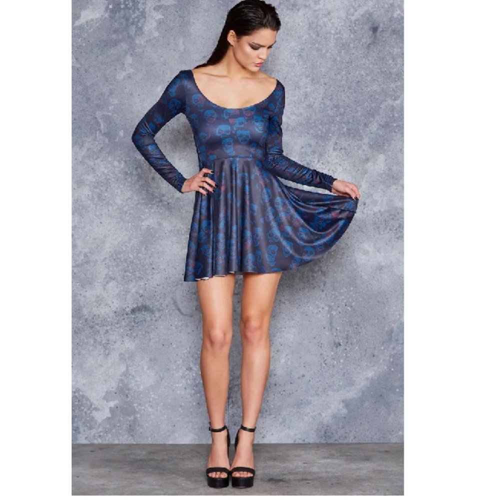 BlackMilk LIMITED ED Invisible Zombie Skater Dress